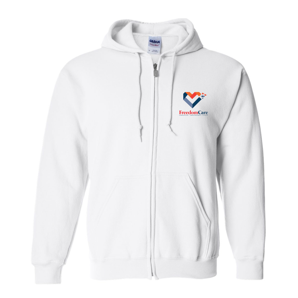 FreedomCare Logo Hooded Zip Sweatshirt - Unisex