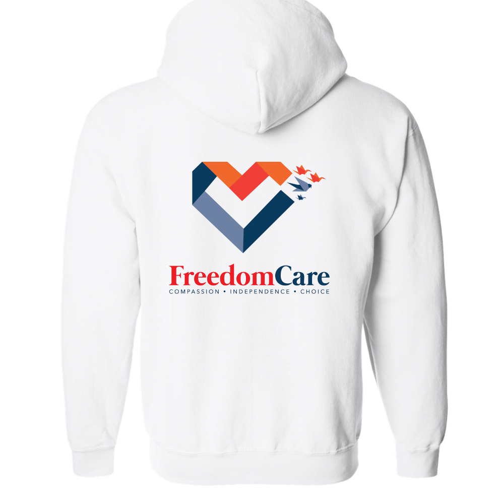 FreedomCare Logo Hooded Zip Sweatshirt - Unisex