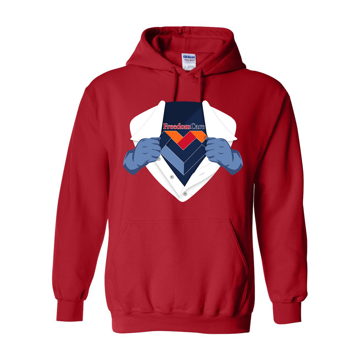 SuperHero Hooded Sweatshirt - Red