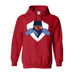 SuperHero Hooded Sweatshirt - Red