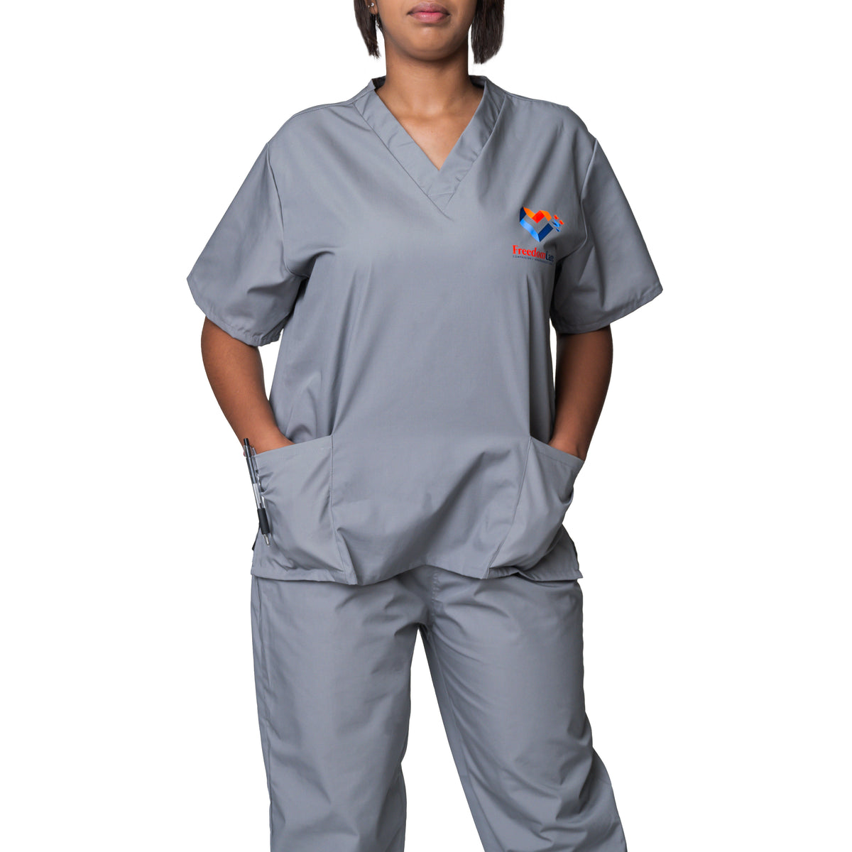 Tough-Tek 2-Pocket Scrub Top